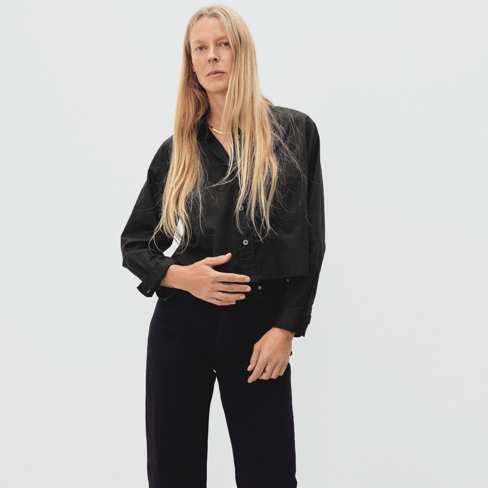 The Way-Short Shirt in Silky Cotton